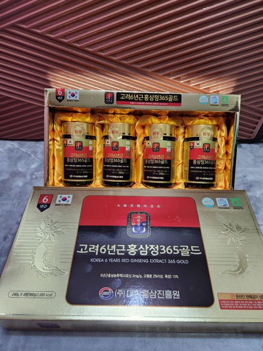 Koreya jenshen mahsulotlari