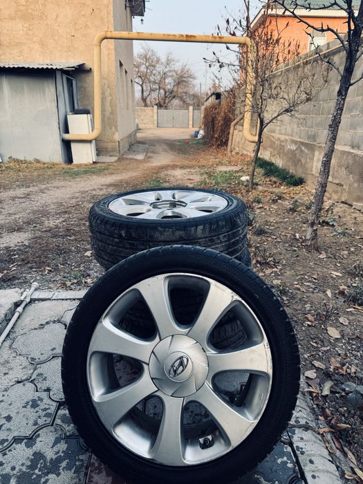 Диски 17 с колесом 225/45/17 лето