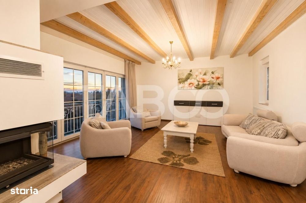 Penthouse 4 camere de inchiriat in Sibiu zona Calea Dumbravii