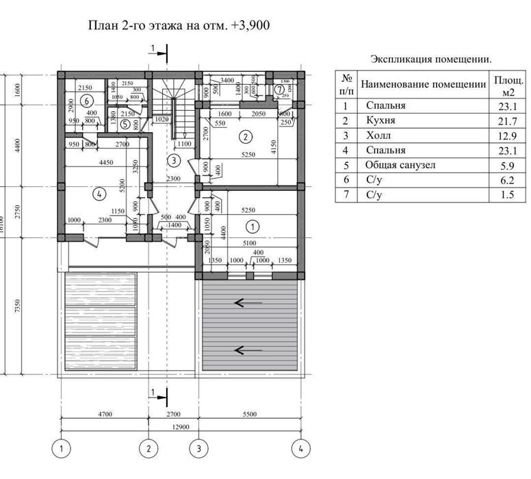 Коттеж сотилади янги курилган