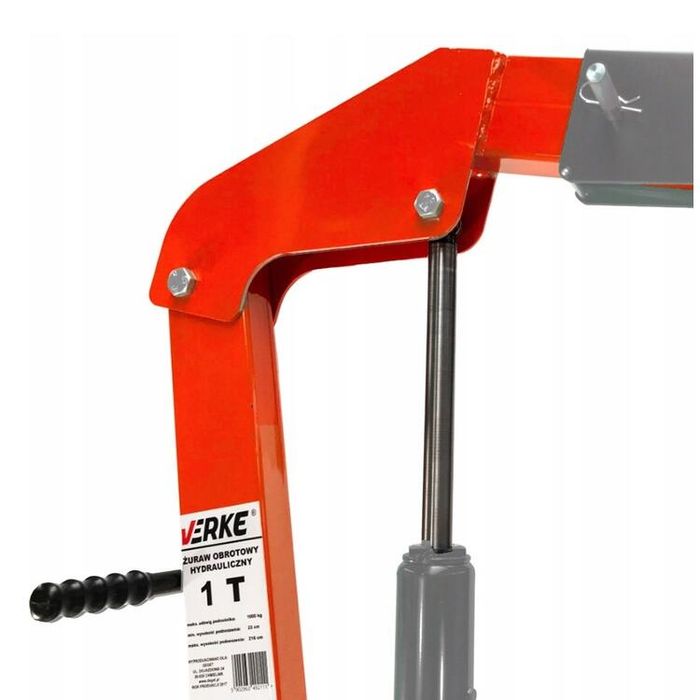 Macara hidraulica rotativa, capacitate 1 tone, prindere in podea,