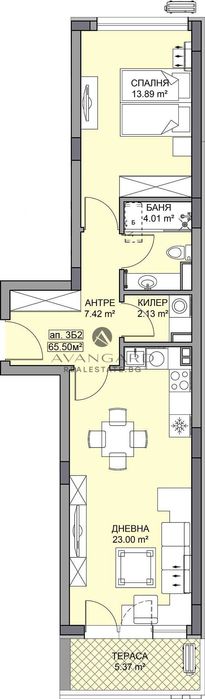 Продава се Двустаен апартамент в Пловдив, Кършияка - 78 кв.м за 1302 €/кв.м - Снимка #6