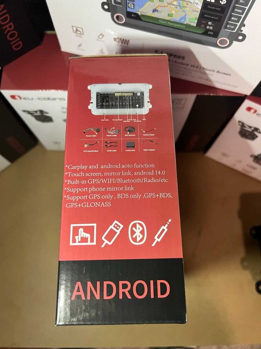 МУЛТИМЕДИЯ ЗА VW | Android 14.0 | 4GB RAM | 32GB ROM | Бонус камера!