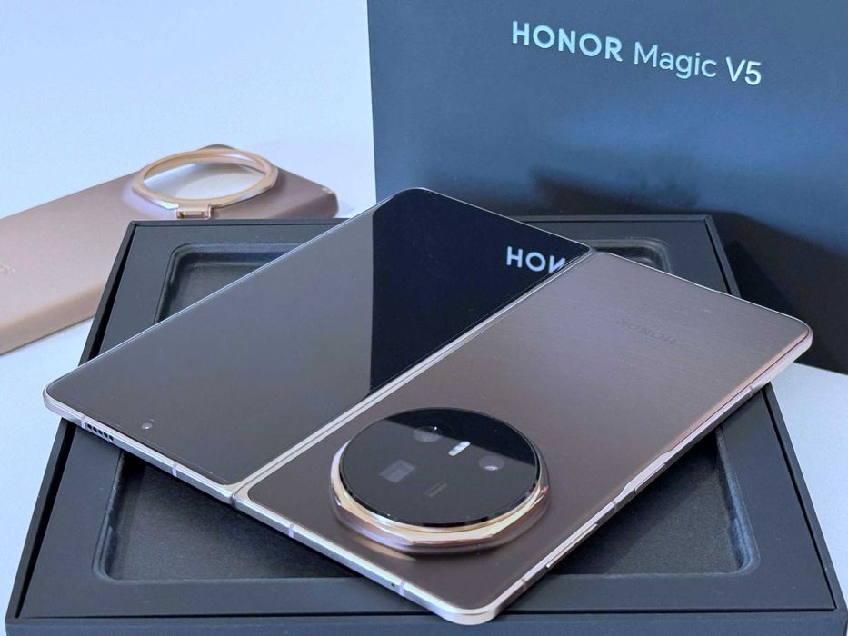 Бартер! Honor Magic V5 512/16GB Dawn Gold (Златист) 5 Цикъла.