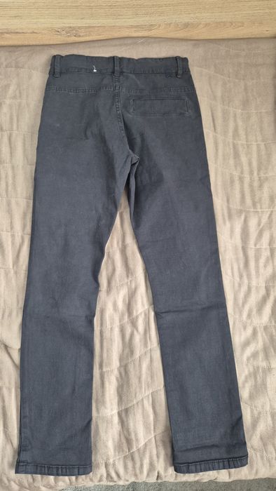 Черен чино панталон Okaidi, 134-140 см