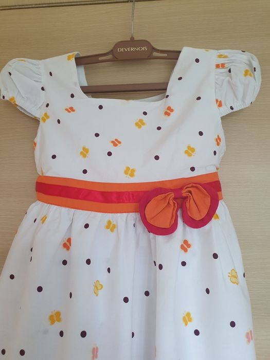 Официална лятна рокла 6-7 години