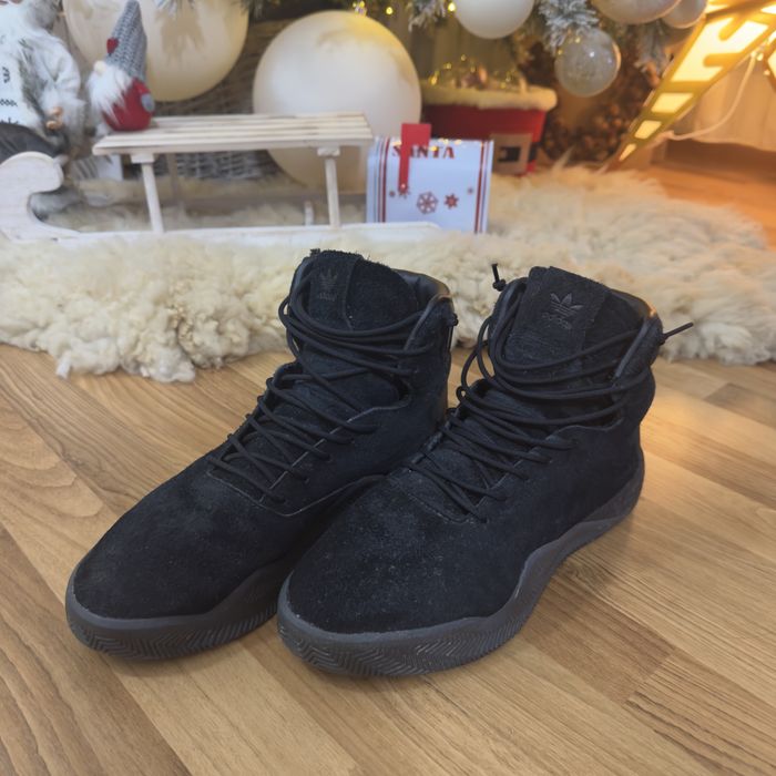 Adidas Tubular Instinct Triple Black-Editie Premium Suede marime 46
