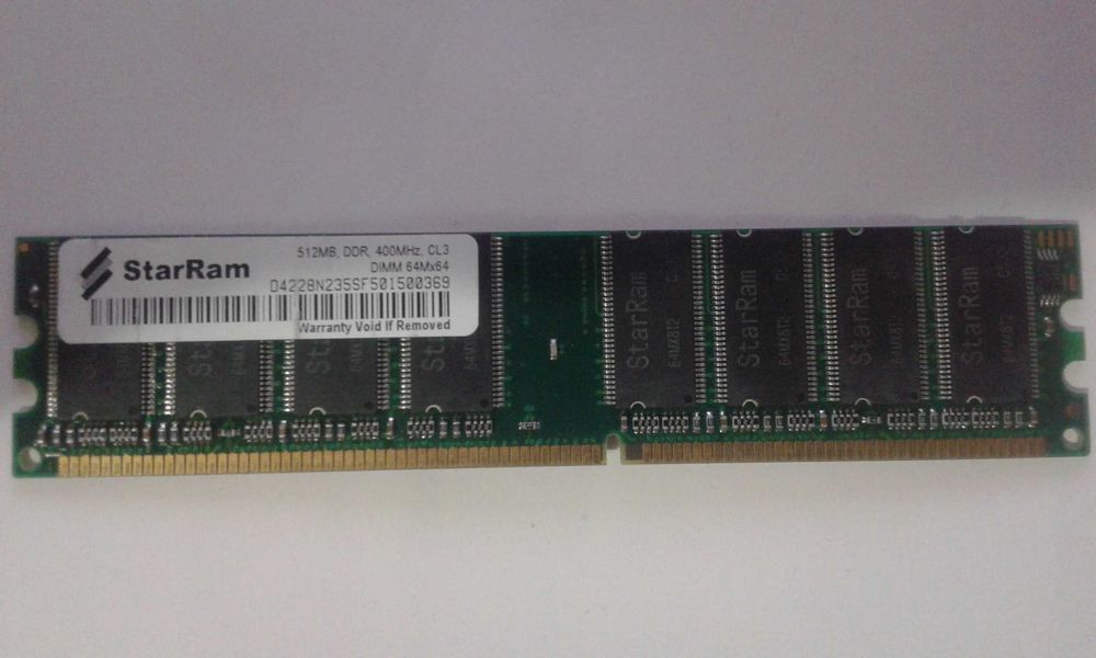 Продам ОЗУ StarRam 512MB 1Rx8 DDR  400.