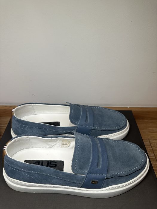 4 US Cesare Paciotti мъжки мокасини, 41-ви н, велур, отлично състояние