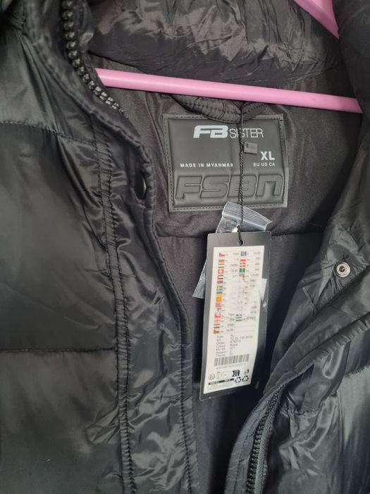 Яке дълго черно ХЛ -ХХЛ топло