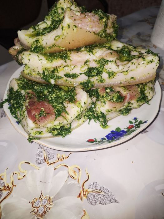 Сало солёное  в рассоле