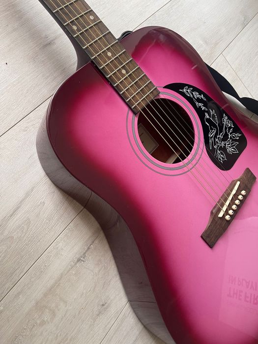 Акустична китара - Epiphone Starling Hot Pink Pearl