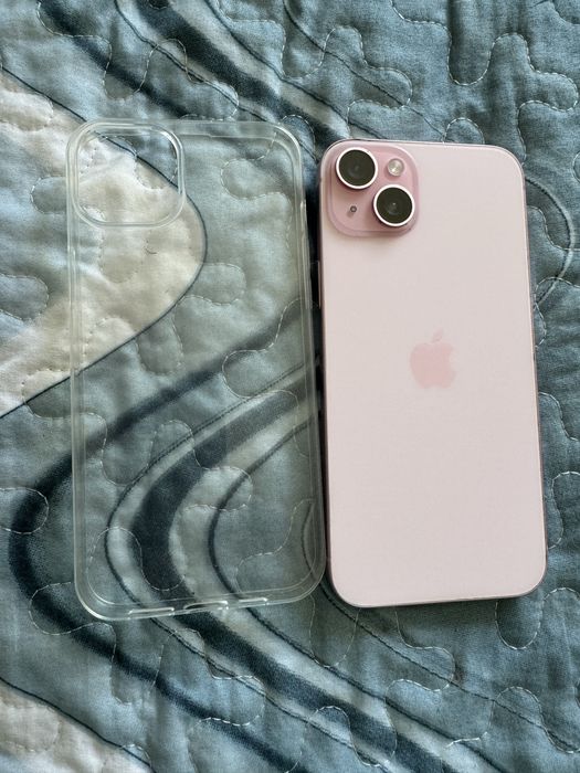 iPhone 15 plus ca nou pink/94% baterie