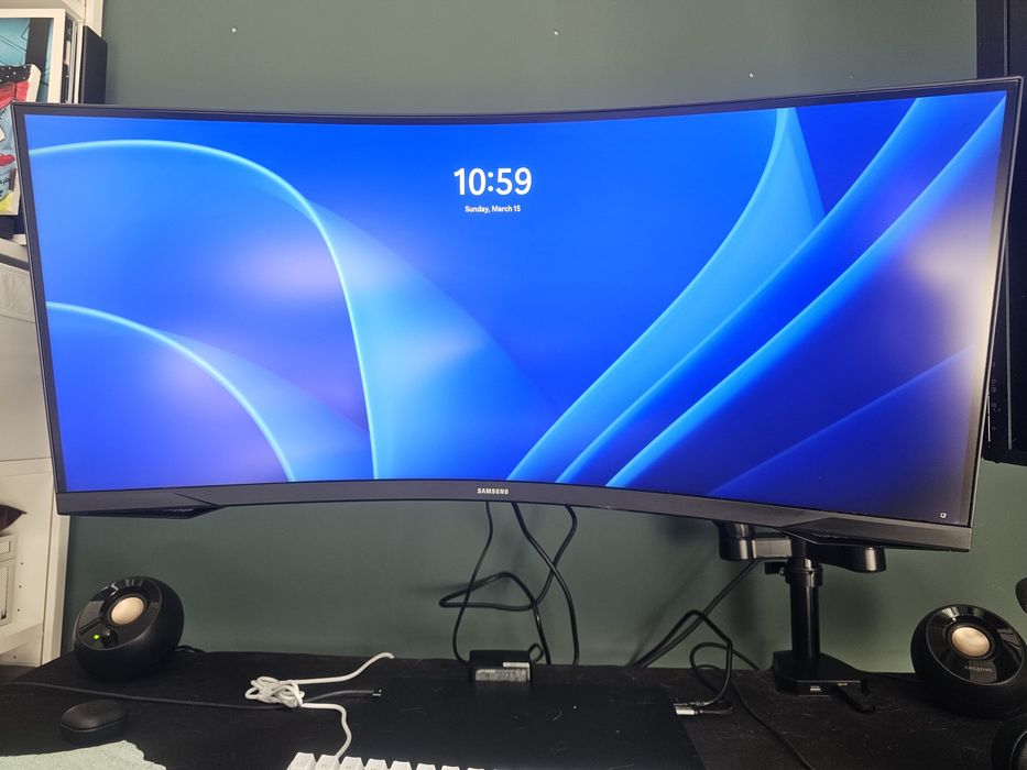 Monitor Odyssey G5 34", curbat, WQHD, 165Hz, HDR, AMD FreeSync