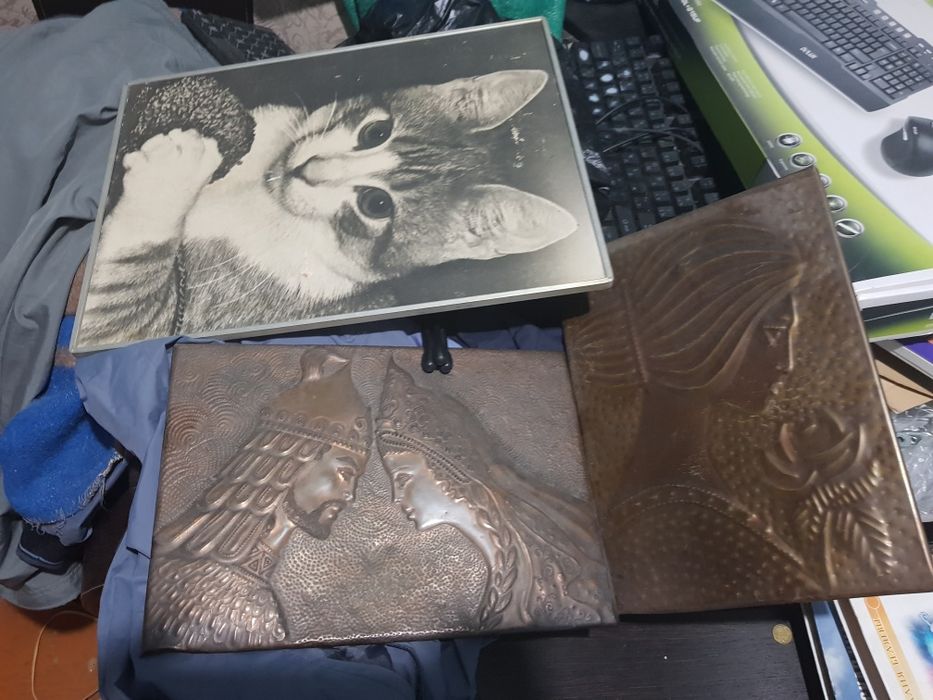 Чеканка 4000тг 3 картины