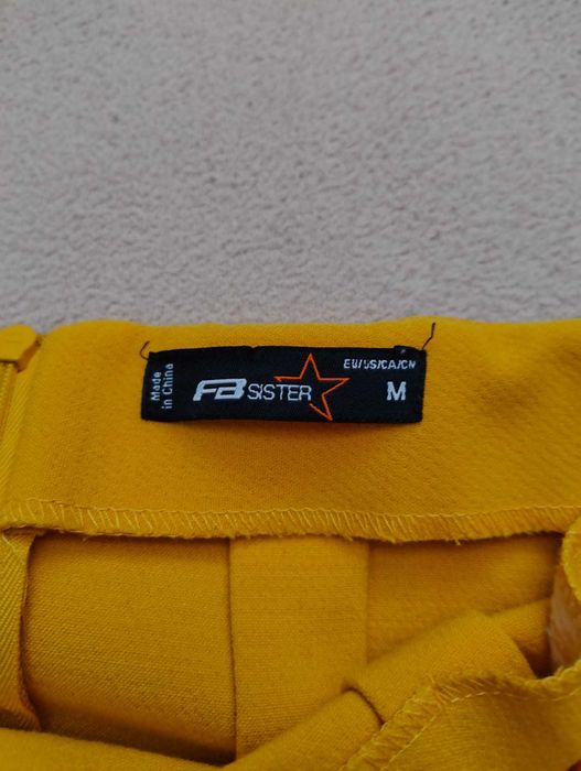 Fustă galbenă FB Sister - NewYorker, mărime M