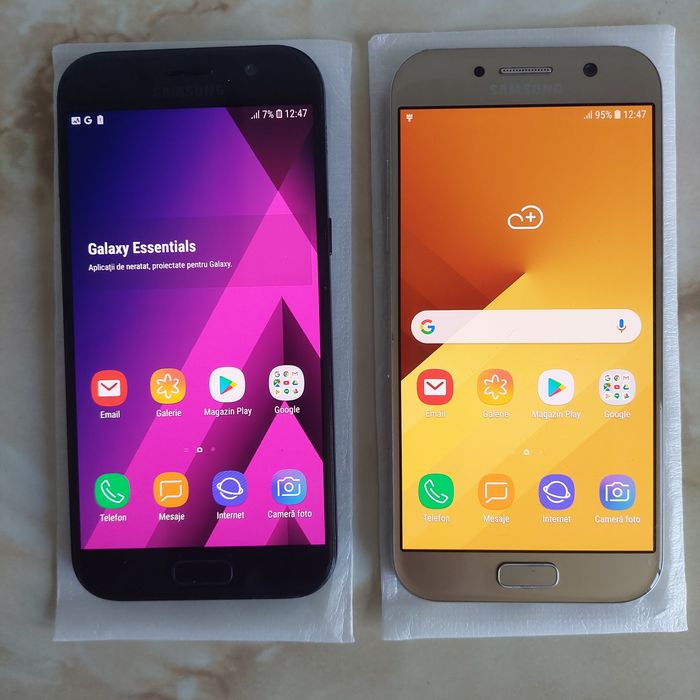 Vând Samsung Galaxy A5 2017 coral blue, impecabil fără probleme //poze