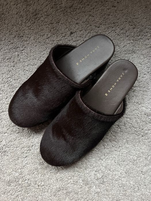 Сабо с косъм Zara Home