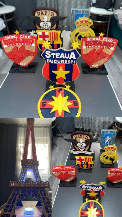 Efectuez din placaj sigle echipe de fotbal