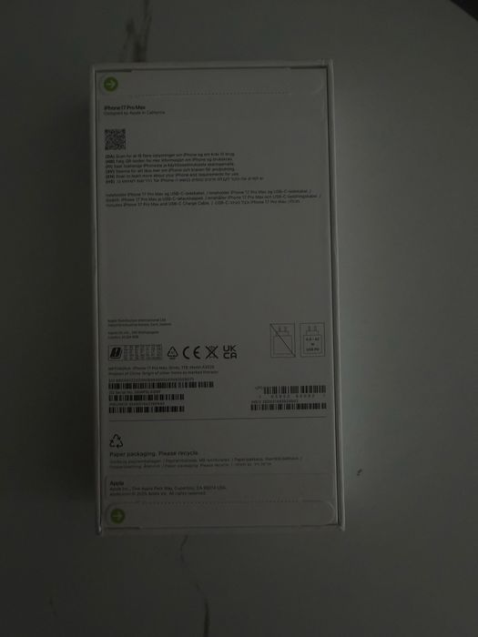 iPhone 17 Pro Max 1TB SIM+Esim Silver