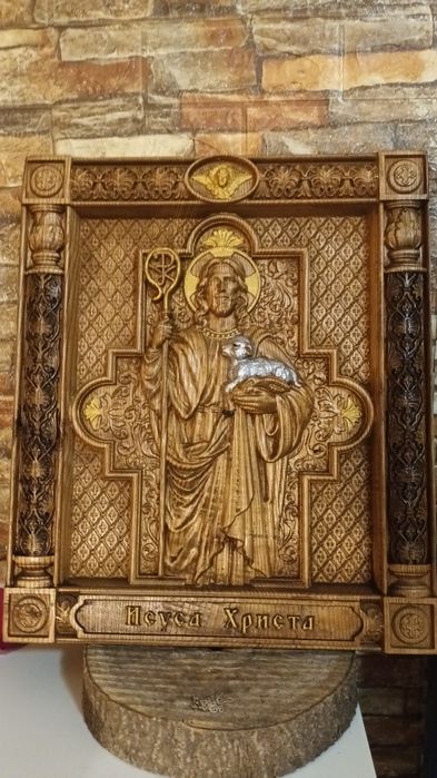 Икона.св.Георги.Николай,Михаил и др.