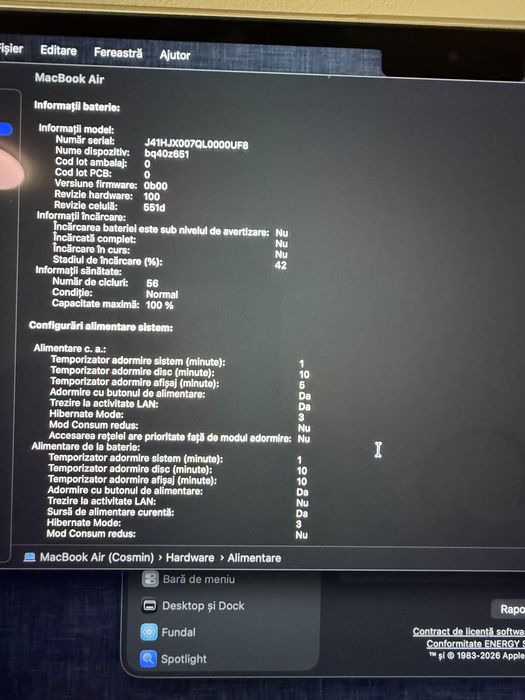MacBook Air M4 și Airpods Pro 3