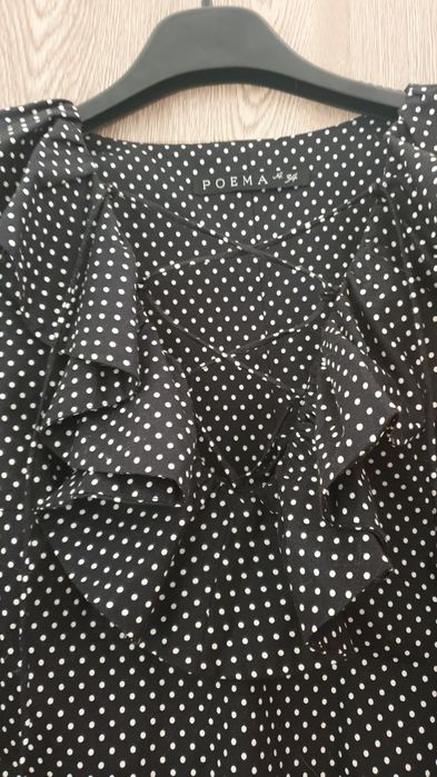 Bluza POEMA cu decolteu & șnur