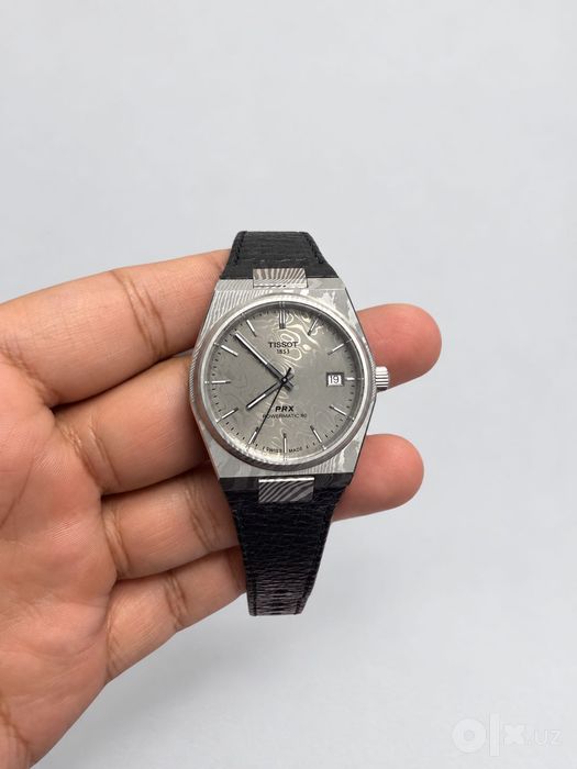 Tissot PRX Damascus Steel 38 мм — Powermatic 80, дамасская сталь