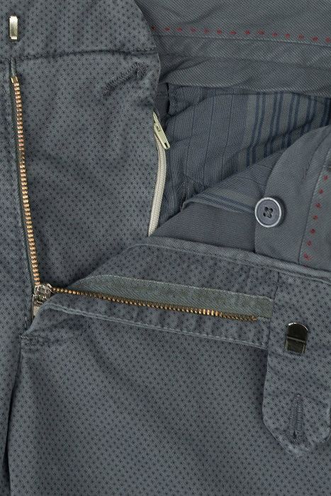 Pantaloni slim fit casual gri Bigotti barbati, made in Italy, NOI