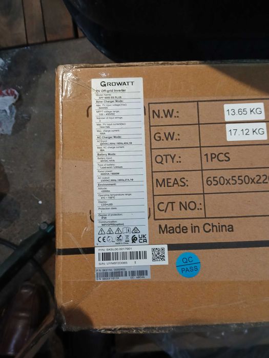 Продавам хибриден инвертор Gruwatt