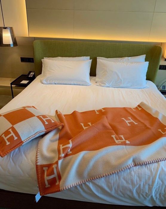 Hermes одеяло и възглавница