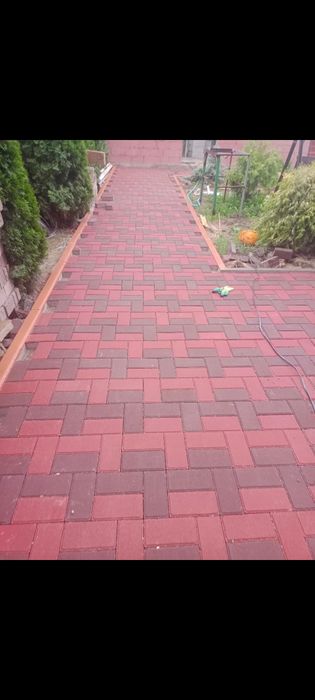 Укладка брусчатки!