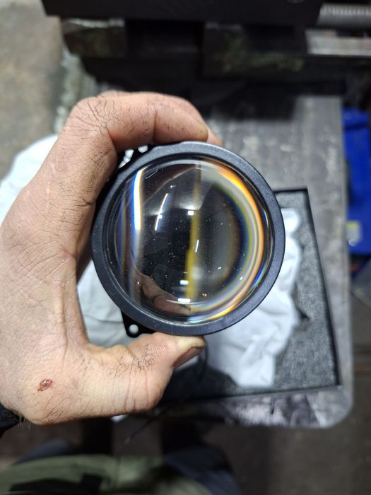 Би лед линзы , жёлтые