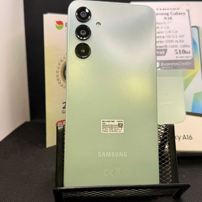 Telefon Samsung Galaxy A16 4/128GB (AG15 Gara1 B34013) Garantie 2 ani!