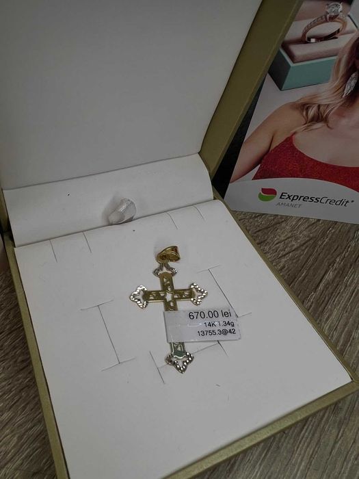 (AG42) Pandantiv Aur 14K 1.34g *Garantie 2 Ani* B:13755.3