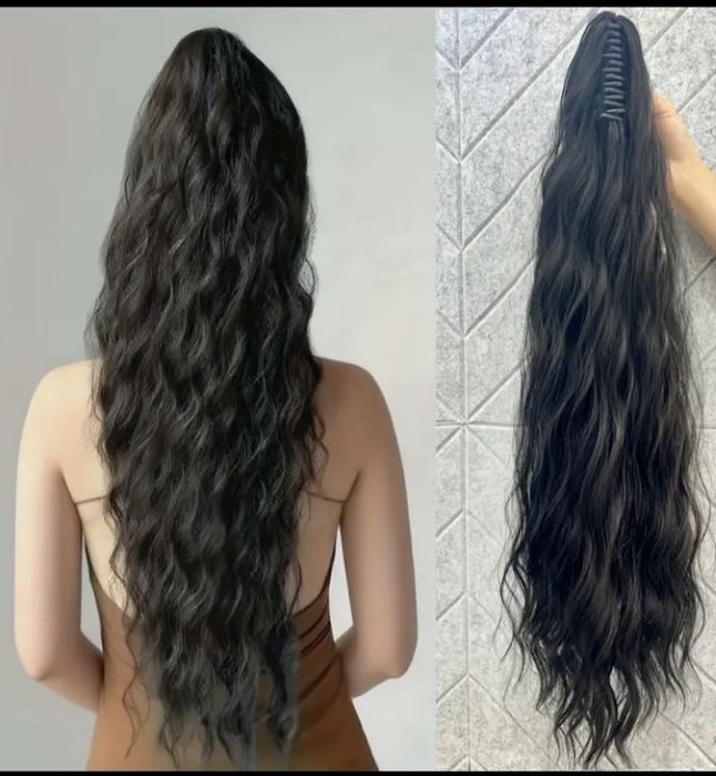 Coada Par Negru  66,,04 cm  Nou