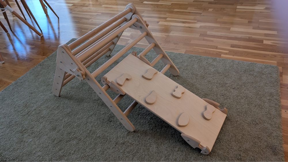 Set de catarare / Triunghi Pikler 1-3 ani