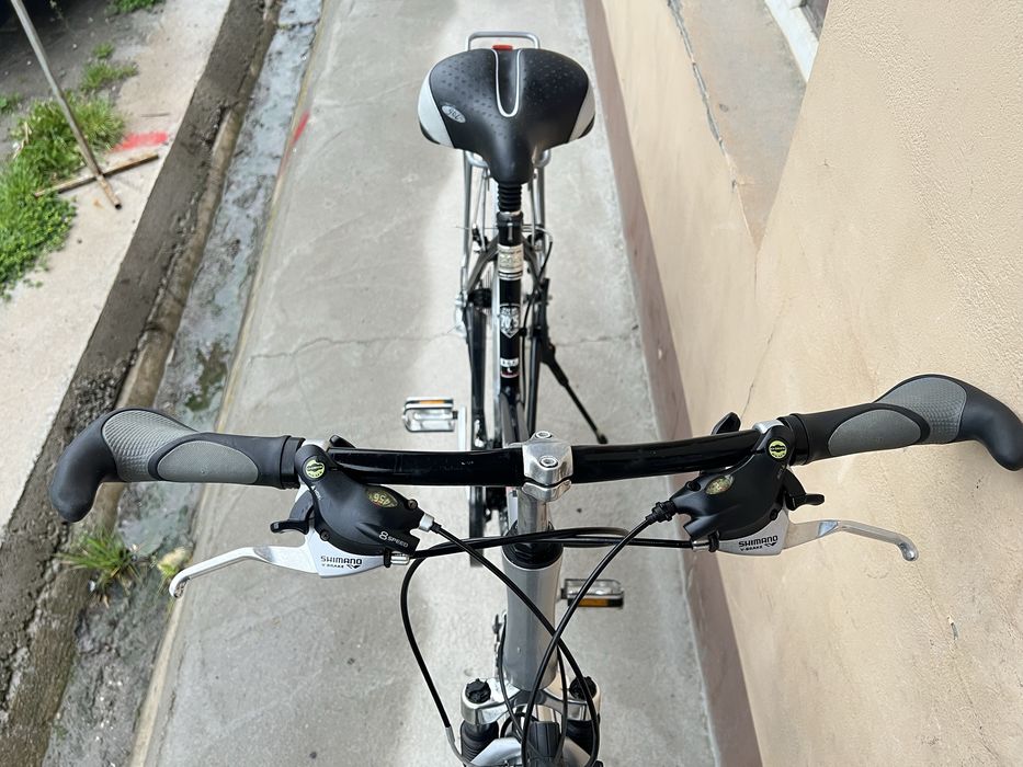 Bicicleta dama Bocas 28 Inch Aluminiu 24 viteze Shimano dinam butuc