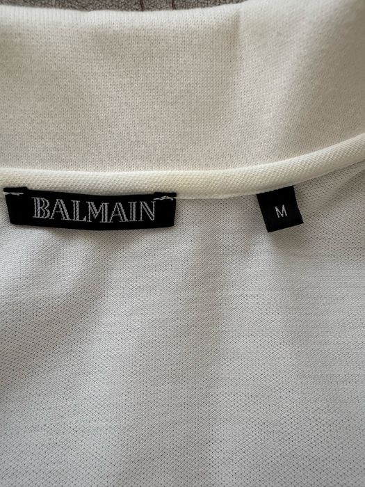 Оригинал Поло Balmain Paris Zip-up
