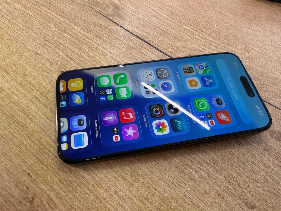Apple iPhone 15 Pro Max 512GB Black Titanium 6.7” Factură Garanție Display OLED Face ID Defect