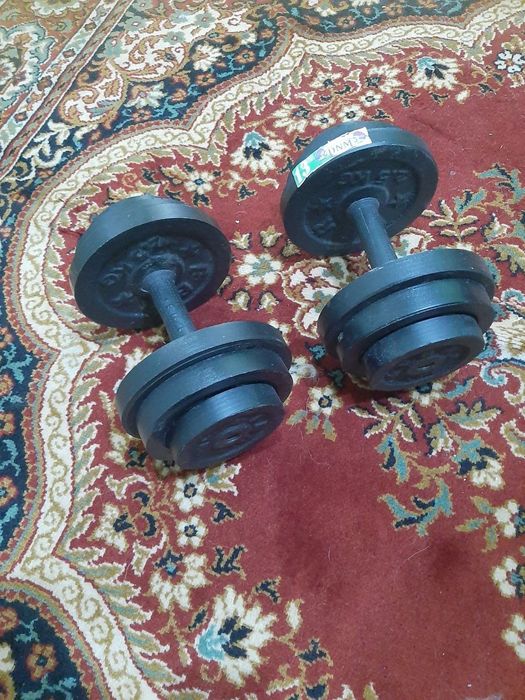 Продам железные гантели