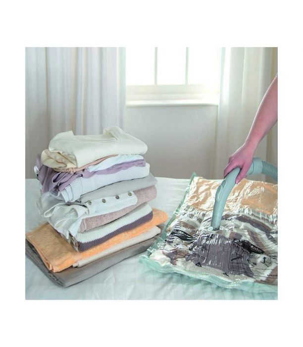 Вакуумен плик за съхранение и запазване на дрехи и др. (Намален обем)