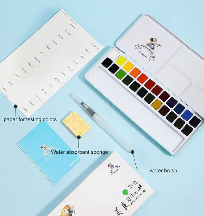 Краски художественные акварельные 36 цветов