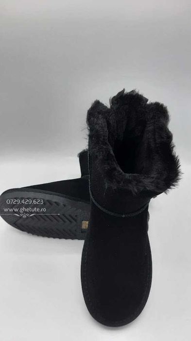 Ghete / cizme mini UGG - piele NATURALA, bailey bow,35 la 40