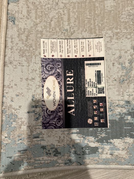 2 covoare moderne (gri cu albastru marin)