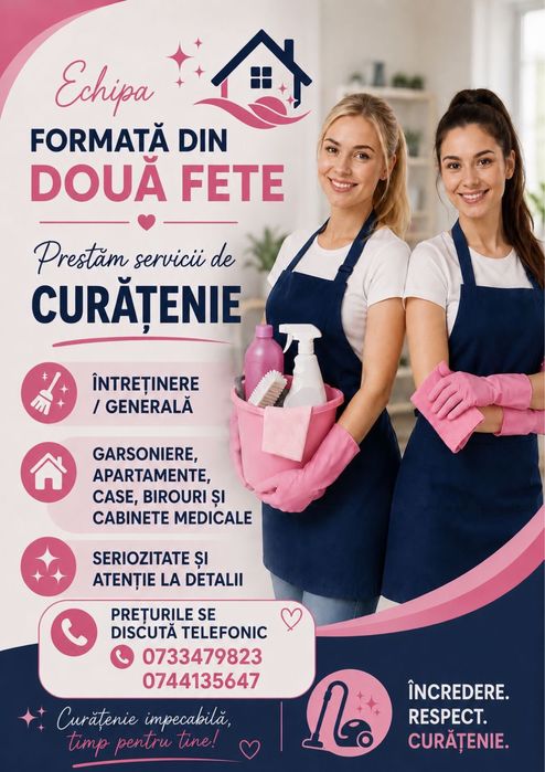 Prestam servicii curatenie!