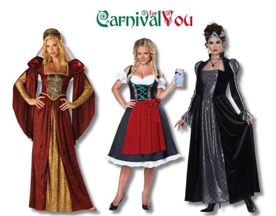 Дамски карнавални костюми за по-весли празници