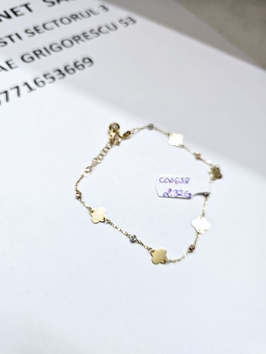 Vand bratara din aur 14 k 2.32 g cod 638