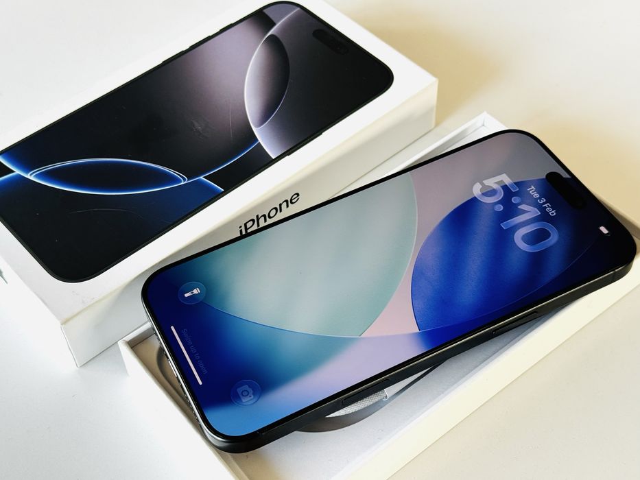 Iphone 16 Pro Max 256GB Black 96% Батерия! Гаранция 6 месеца