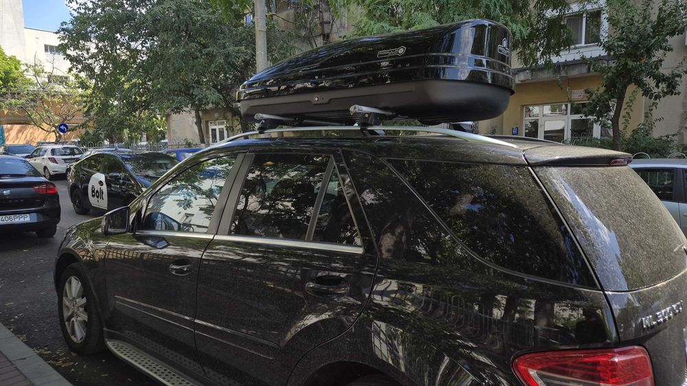 Cutie Portbagaj Modula WeGo Negru 450 L / NOUA / MIC DEFECT